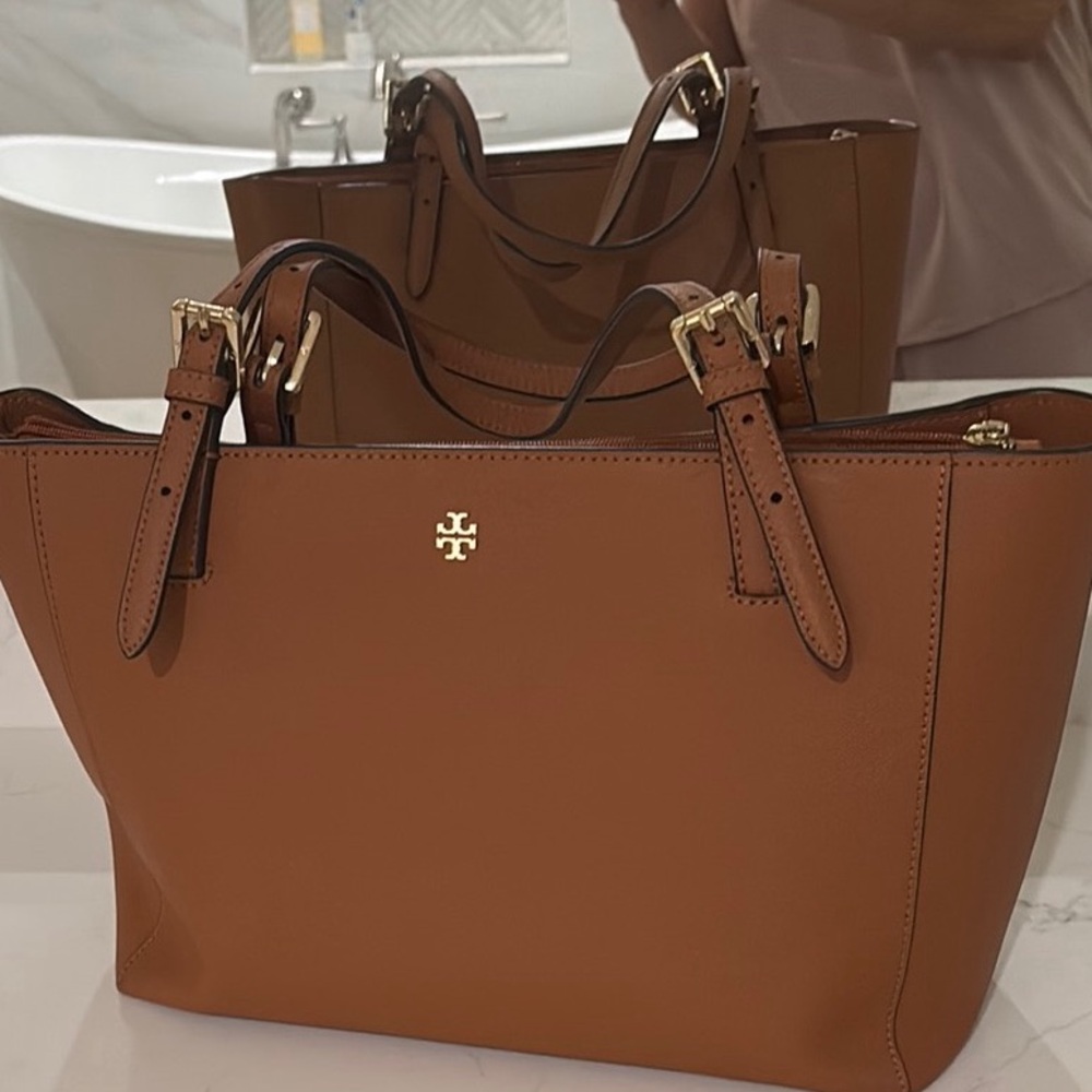 Tory Burch Brown Leather Tote